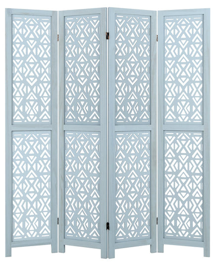 Giantex Room Divider 4/6 Panels - Boho Room Dividers with Carved Cutout Pattern & Solid Wood Frame, Fully Assembled