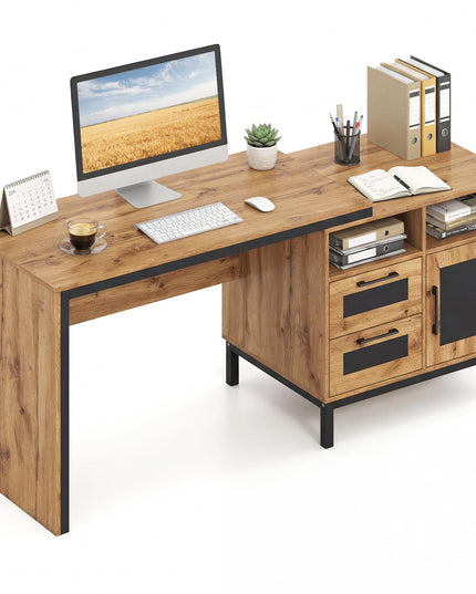 Giantex 71" Executive Desk Farmhouse Home Office Desk