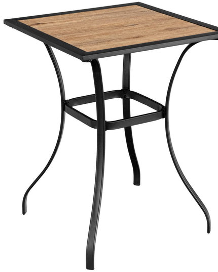 Patio Bar Table Outdoor Square Bistro Bar High Table