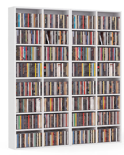 Giantex DVD Shelf 16-Shelf Wide CD Rack(1/2)
