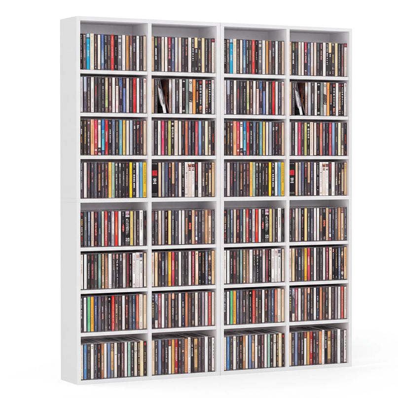 Giantex DVD Shelf 16-Shelf Wide CD Rack(1/2)