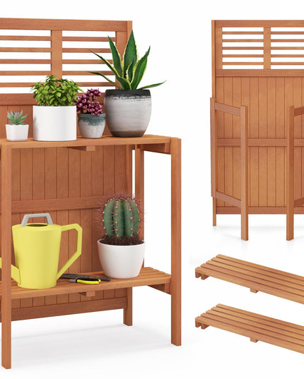 Giantex Folding Potting Bench