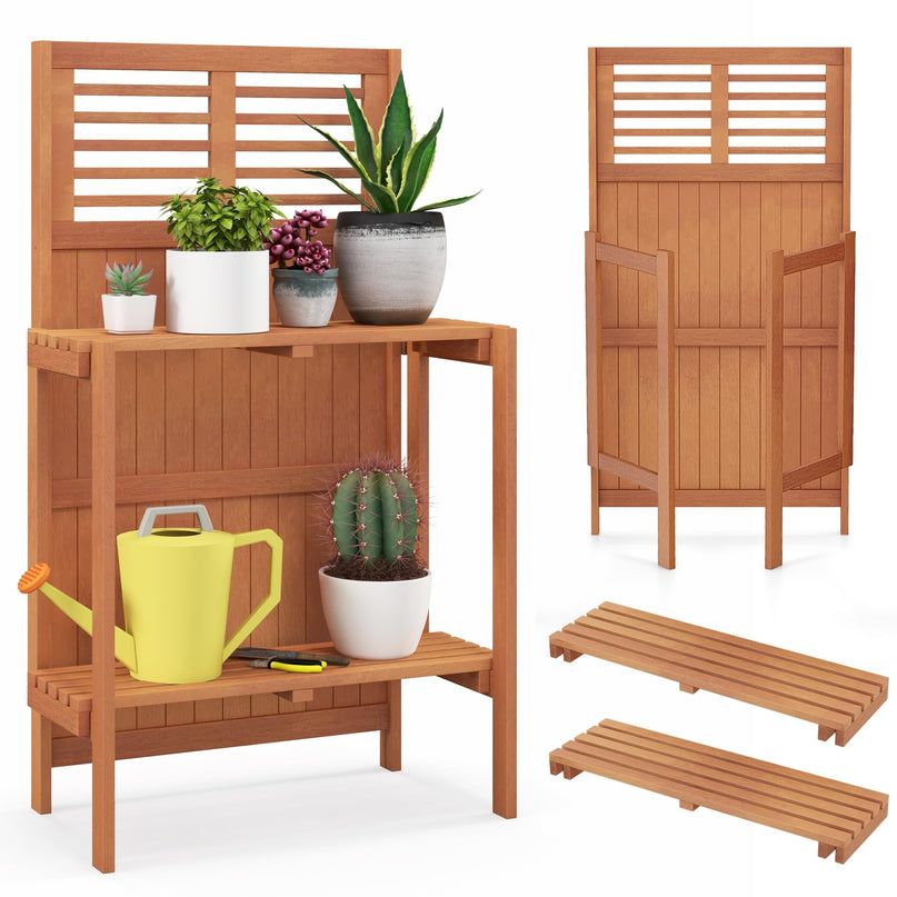 Giantex Folding Potting Bench