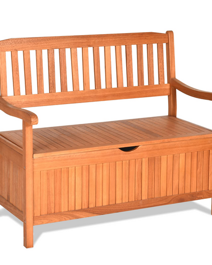 Giantex Patio Bench with Storage, Outdoor Deck Box with Seating for Pool Front Porch Garden Lawn Decor