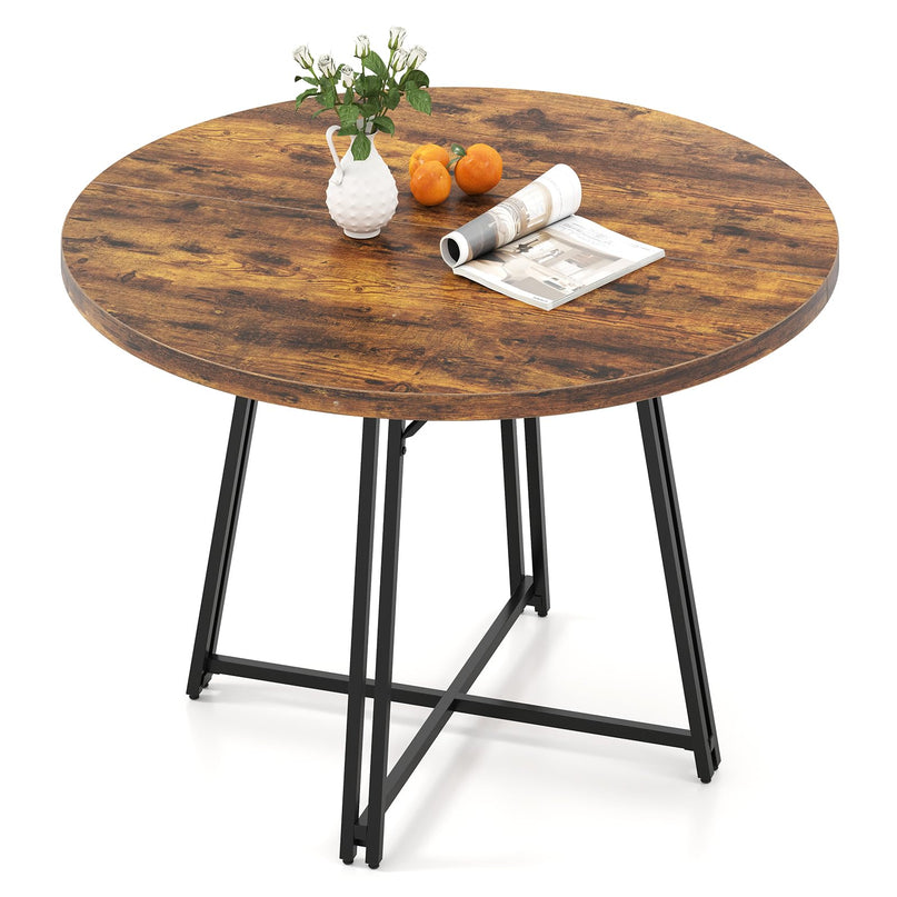 Giantex 47" Round Dining Table for 4-6 People