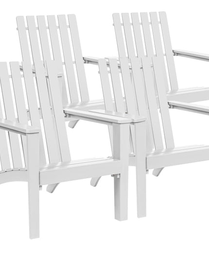 Giantex Wooden Adirondack Chair W/Ergonomic Design Outdoor Chair for Yard