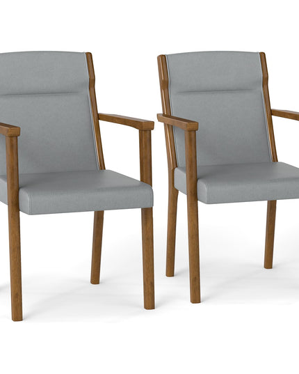 Giantex Mid Century Modern Accent Chair with High Back Headrest & Soft Cushion