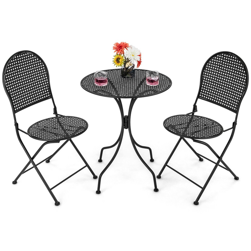 Giantex 3 Pieces Patio Bistro Set