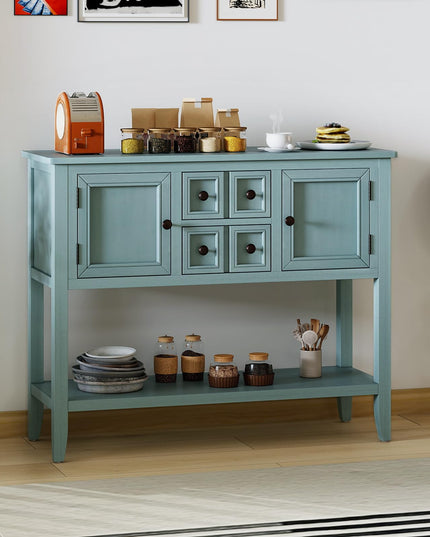 Giantex Sideboard Buffet Cabinet with Storage, 42’’ Wood Credenza