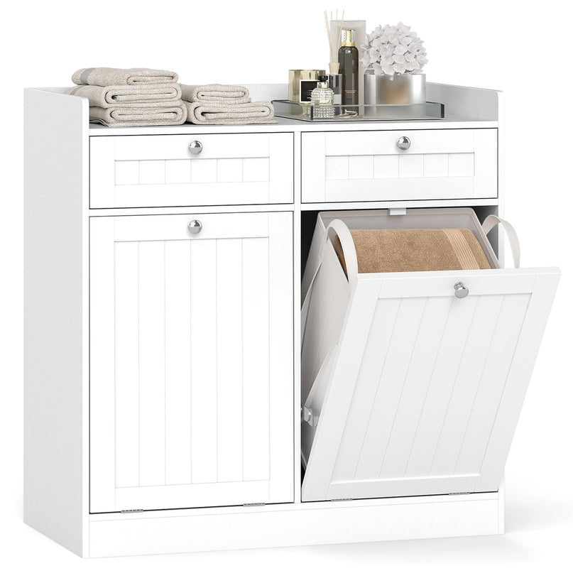 Meuble de rangement de salle de bain autoportant Giantex avec étagère