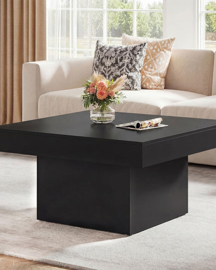 Giantex Table basse carrée à LED avec télécommande