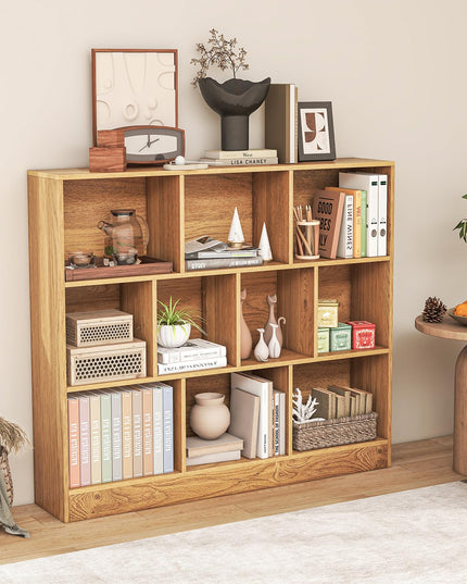 Giantex 4-Tier Freestanding Bookshelf with 10 Open Compartments ( 47.5" x 9.5" x 41" )