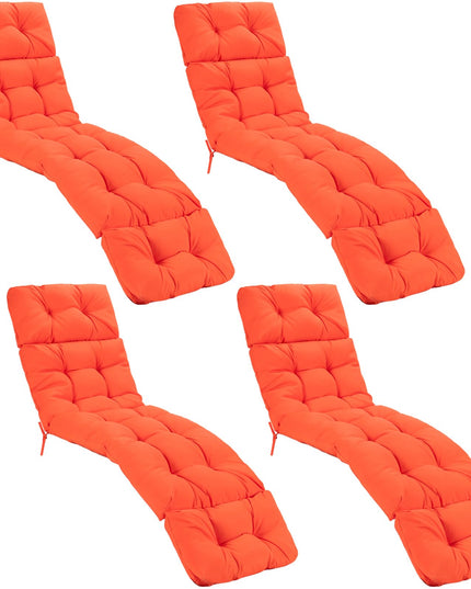 Giantex Set of 1/2/4 Lounge Chair Cushion(73X22X4 Inch)