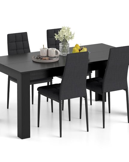 Giantex Ensemble de salle à manger 5/9 pièces pour 4/8 personnes Grande table de cuisine de 160 cm