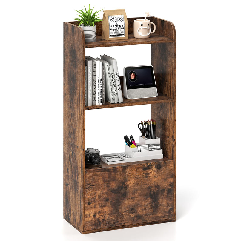 Giantex Bookshelf with Drawer for Living Room