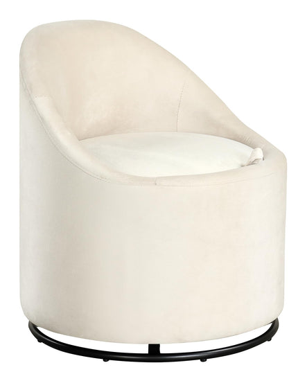 Giantex Swivel Accent Chair with Storage for Bedroom