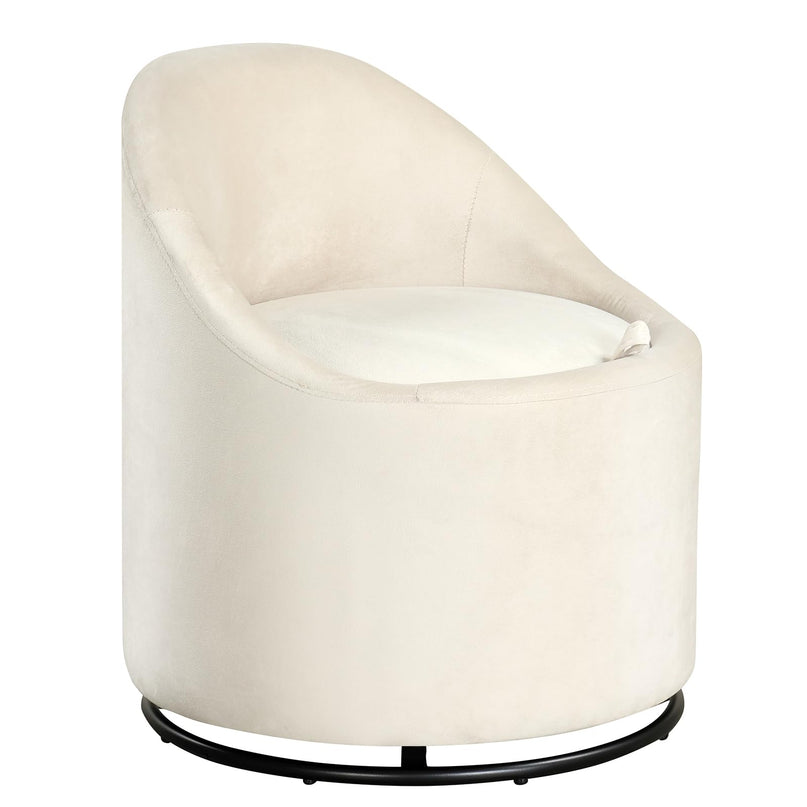 Giantex Swivel Accent Chair with Storage for Bedroom