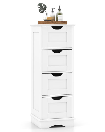 Giantex Bathroom Storage Cabinet with 4 Drawers for Hallway