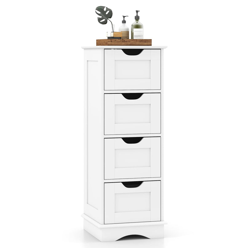 Giantex Bathroom Storage Cabinet with 4 Drawers for Hallway