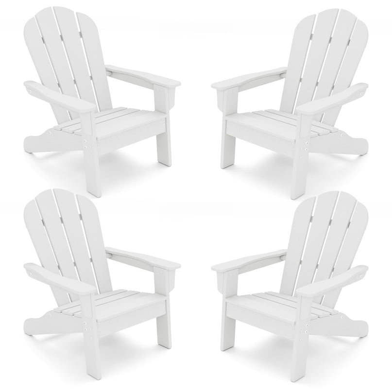 Giantex HIPS Kids Adirondack Chair - All-Weather Lawn Toddler Chair with Ergonomic Design
