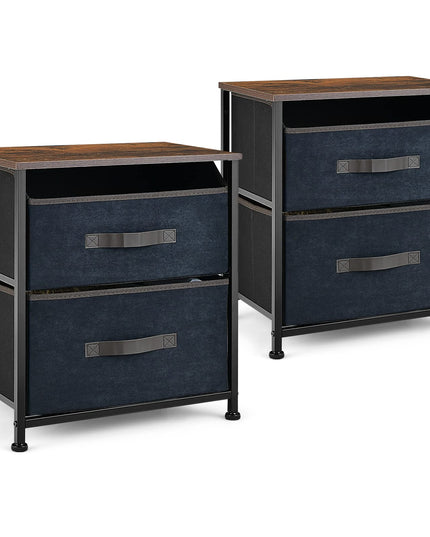 Giantex Nightstand with 2 Drawers