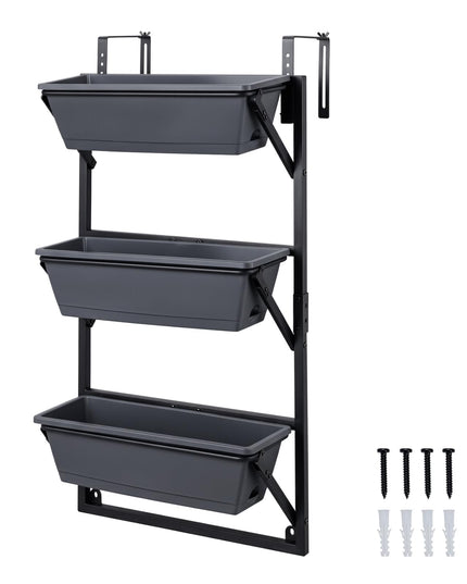 GIANTEX 3-Tier Hanging Planter Boxes (1/2)
