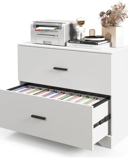 Giantex 2-Drawer Lateral File Cabinet Printer Stand