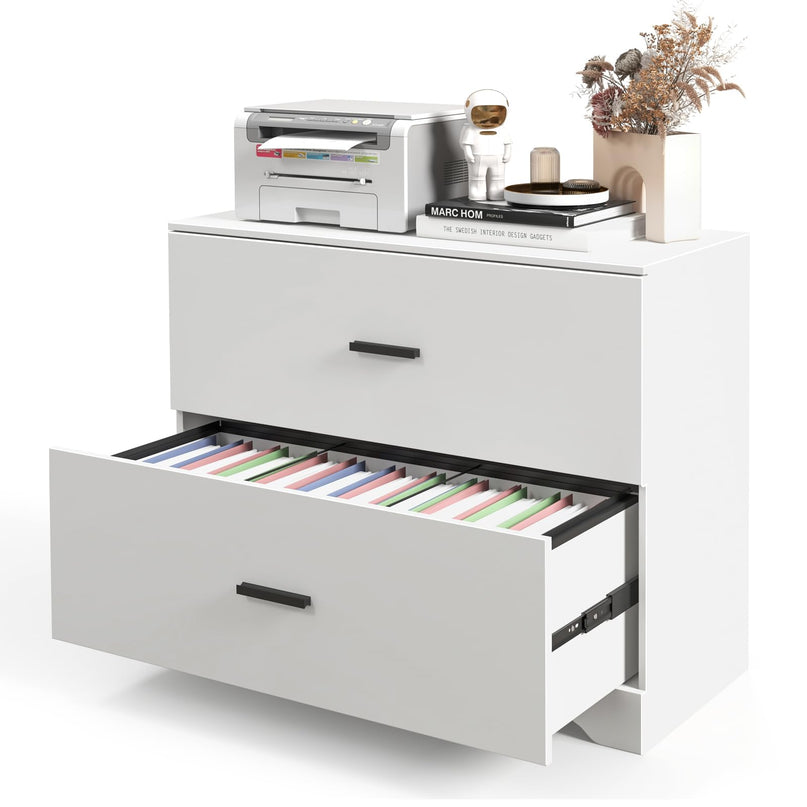 Giantex 2-Drawer Lateral File Cabinet Printer Stand