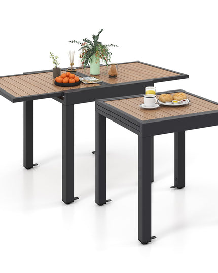 Giantex 31.5"-63" Expandable Patio Dining Table