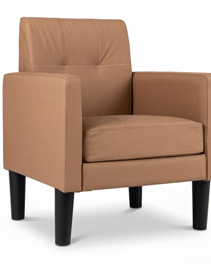 Giantex Modern Accent Chair with Removable Seat Cushion