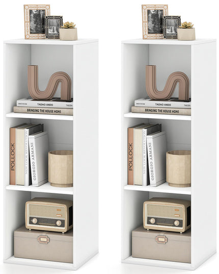 Giantex 2/3-Cube Modern Bookcase, Vertical or Horizontal