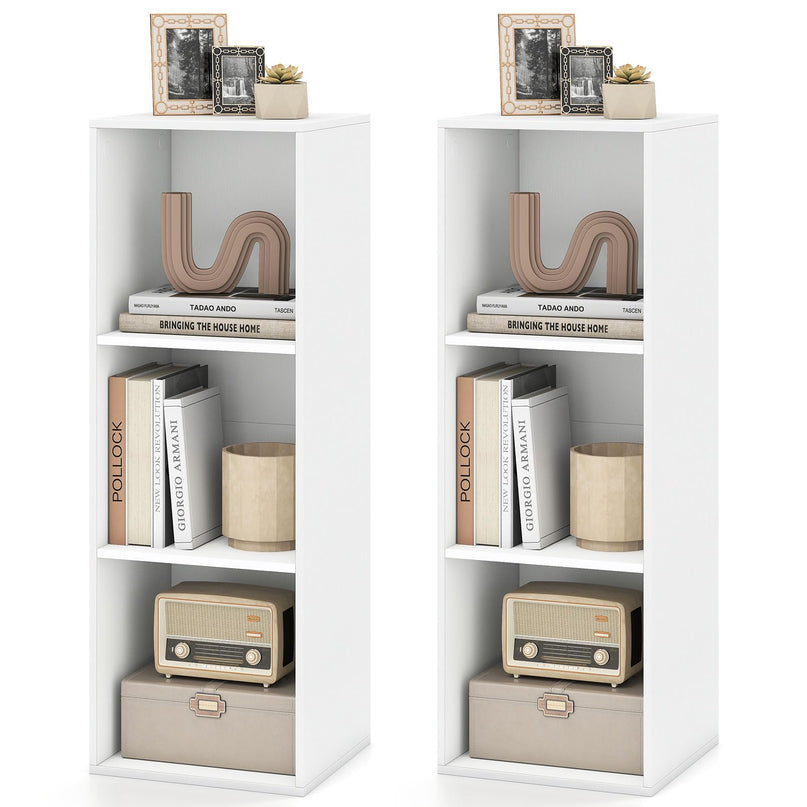 Giantex 2/3-Cube Modern Bookcase, Vertical or Horizontal