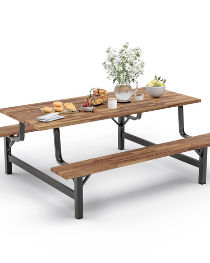 Giantex Picnic Table Bench Set for 6 or 4 Persons