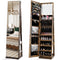 Rolling & Swivel Jewelry Armoire