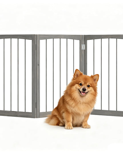 Giantex Freestanding Foldable Dog Gate Indoor 159cm W x 76cm H Extra Wide