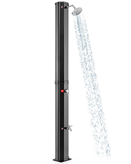 Giantex 7.5 FT 15.9 Gallon Solar Heated Outdoor Shower