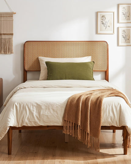 Giantex Wooden Bed Frame Twin/Full/Queen Size