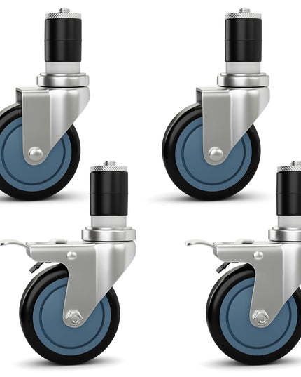 Giantex 4 Inch Caster Wheels Pack of 4