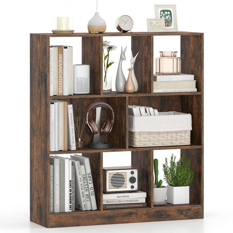 GIANTEX 8-Cube Bookcase for Living Room