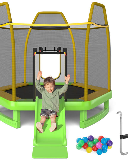 7 FT Trampoline for Kids - Giantex