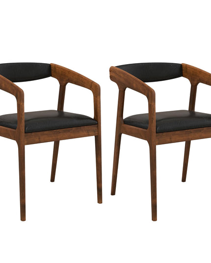Giantex Modern Accent Chair - PU Leather Upholstered Armchairs w/Cozy Backrest & Padded Seat Cushion