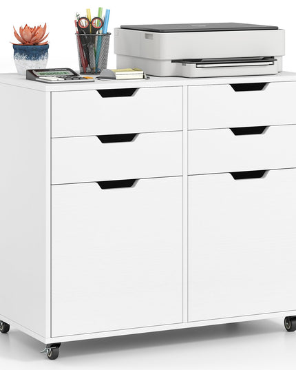 Giantex Rolling Printer Stand with 2 Lockable Wheels
