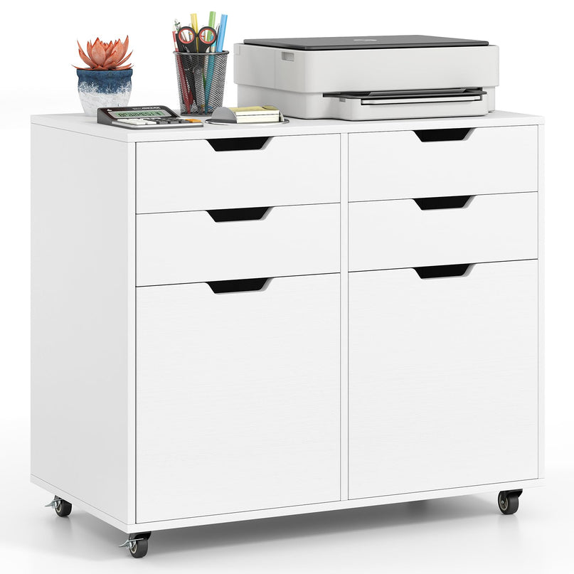 Giantex Rolling Printer Stand with 2 Lockable Wheels