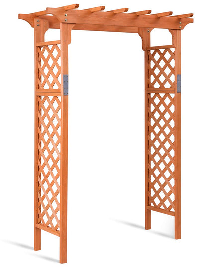 Giantex 88inch Wood Garden Arbor