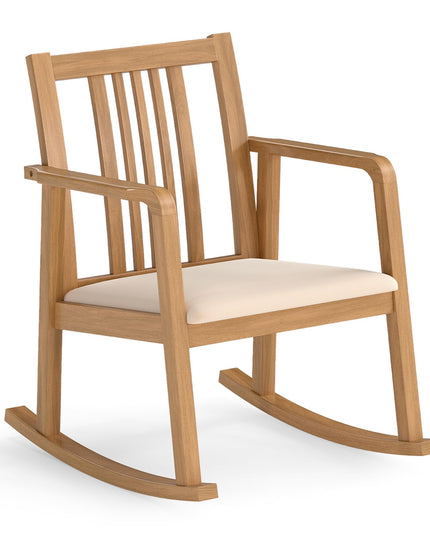 Giantex Rocking Chair with Cushioned Seat for Living Room