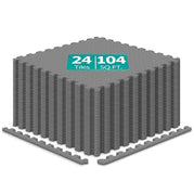 Gray / 104 Sq.Ft (24 Tiles)