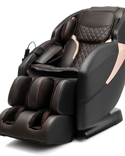 Giantex Massage Chair Full Body - Zero Gravity SL-Track Electric Massage Recliner with Voice Control, Blue-Tooth Speaker