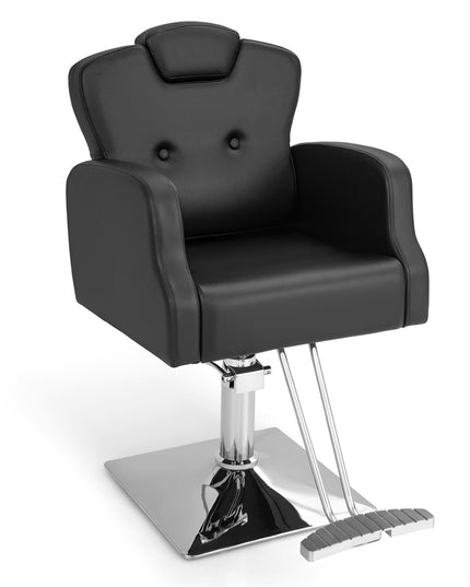 Giantex Barber Chair, Salon Chair with Adjustable Seat Height
