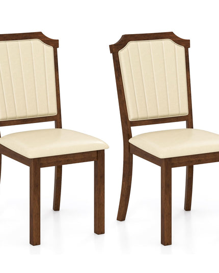 Giantex Upholstered Dining Chairs Set for Living Dining Room