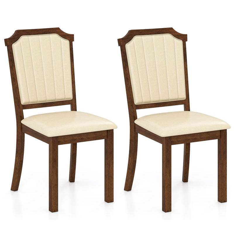 Giantex Upholstered Dining Chairs Set for Living Dining Room